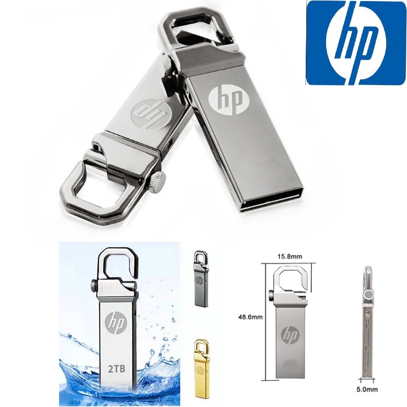 Pendrive 64GB HP 128GB 2 Mini Usb 3.0 Usb Stick Micro Metal Anti Air