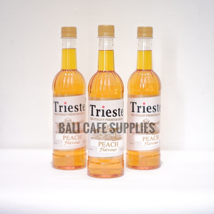 

Trieste Peach Syrup 650ml sirup rasa buah persik