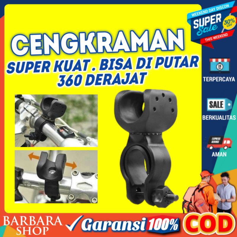 Braket Bracket Lampu Sepeda Senter Mount Sepeda Aksesoris Asesoris Sepeda Gunung Lipat Bottom