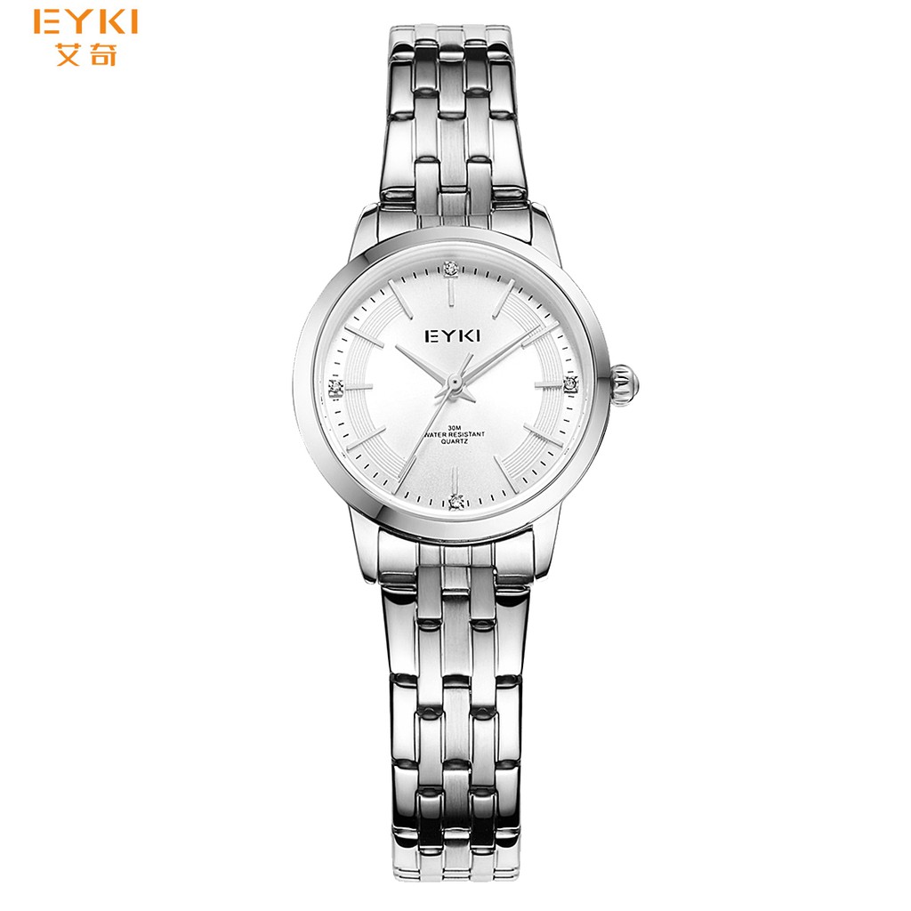 Eyki Jam Tangan Wanita Klasik EET20225-S01 Tali Rantai Stainless Steel