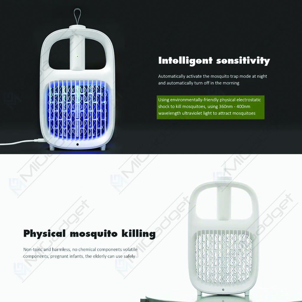 Yeelight 2-in-1 Mosquito Repellent Lamp Swatter Raket Nyamuk