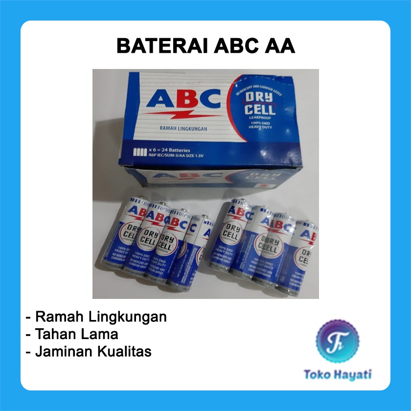 Batu Baterai AA ABC
