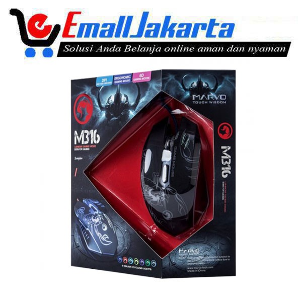 Mouse Gaming Marvo M316