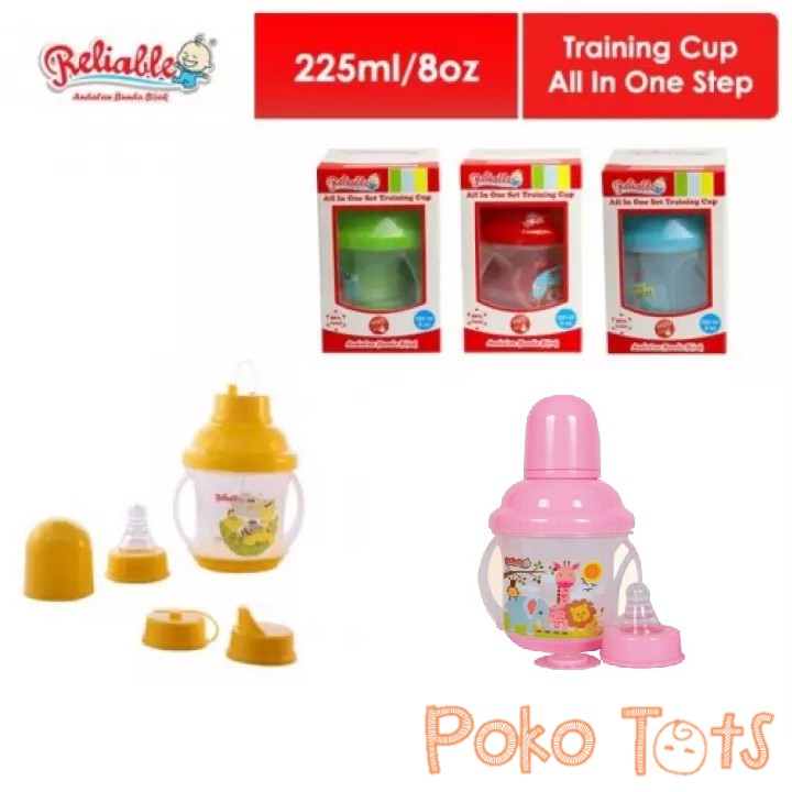 Reliable Baby Training Cup Gelas Belajar Minum Bayi Botol Anak All in one set