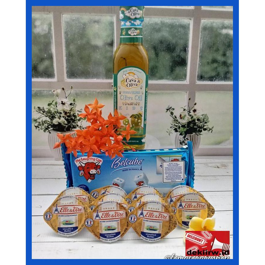 

T7Fje576- Paket Mpasi Casa Di Oliva, Keju Belcube, Dan Unsalted Butter Elle&Vire U9Yktt6R-