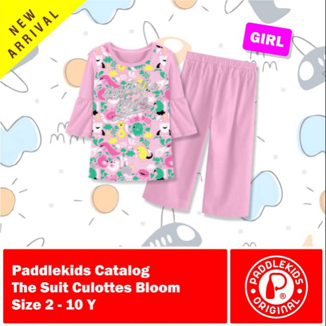  PROMO Baju  Anak  Perempuan  Setelan Kulot 2 4 6  Tahun  