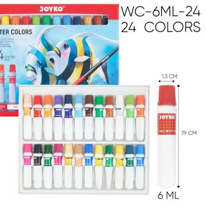 

Baru Cat air water color joyko 24 warna
