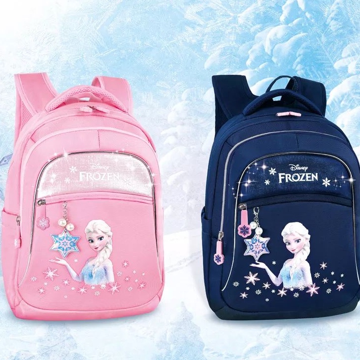 MOEZHA TAS _ as Anak Sekolah SD SMP(FROZEEN) Ransel Anak Karakter Frozen Backpack Anak Perempuan Frozen FKT