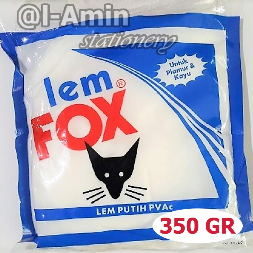 

Lem Fox 350gr / Lem Putih PVAc