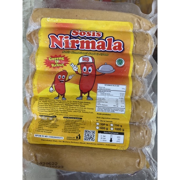 

NIRMALA SOSIS SAPI DAN AYAM ISI 7