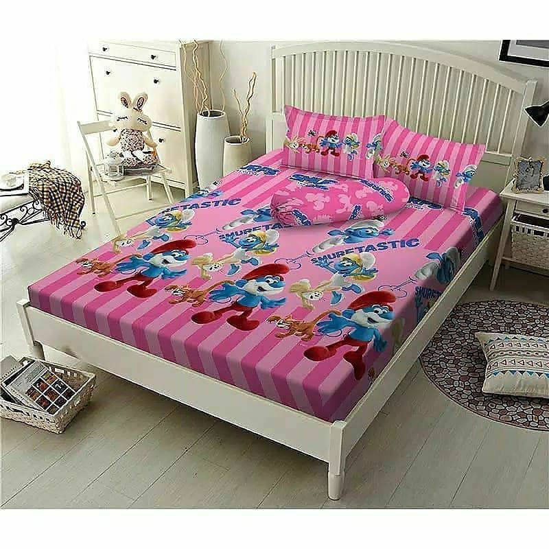 Sprei uk 180x200x20 Smurf