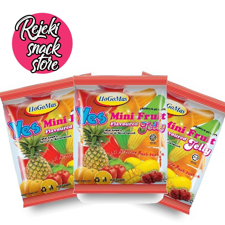 

3 x 300gr Hogomas Mini Fruit Jelly