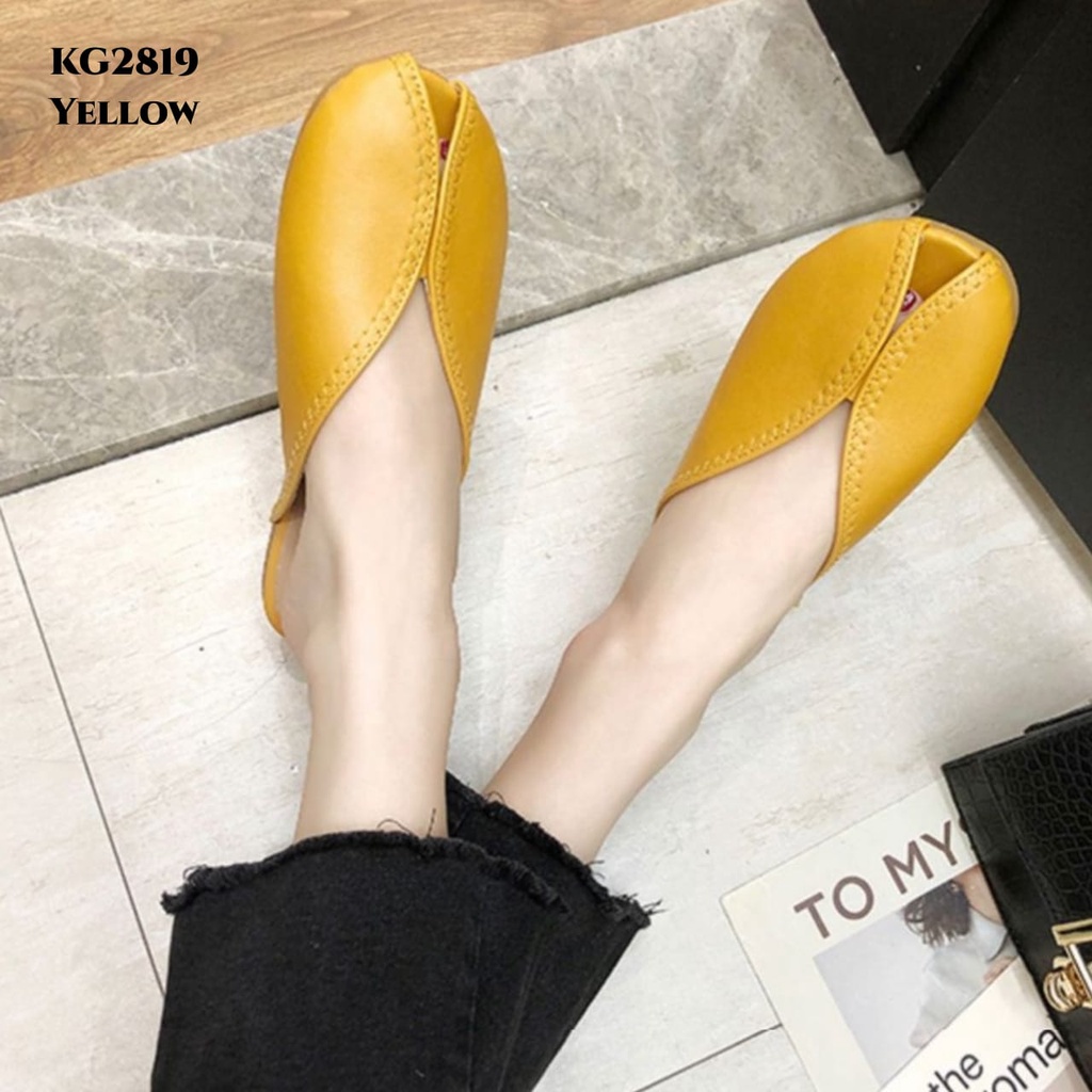 PRF Flat Slippers Faddish Fashion Korea KG2819