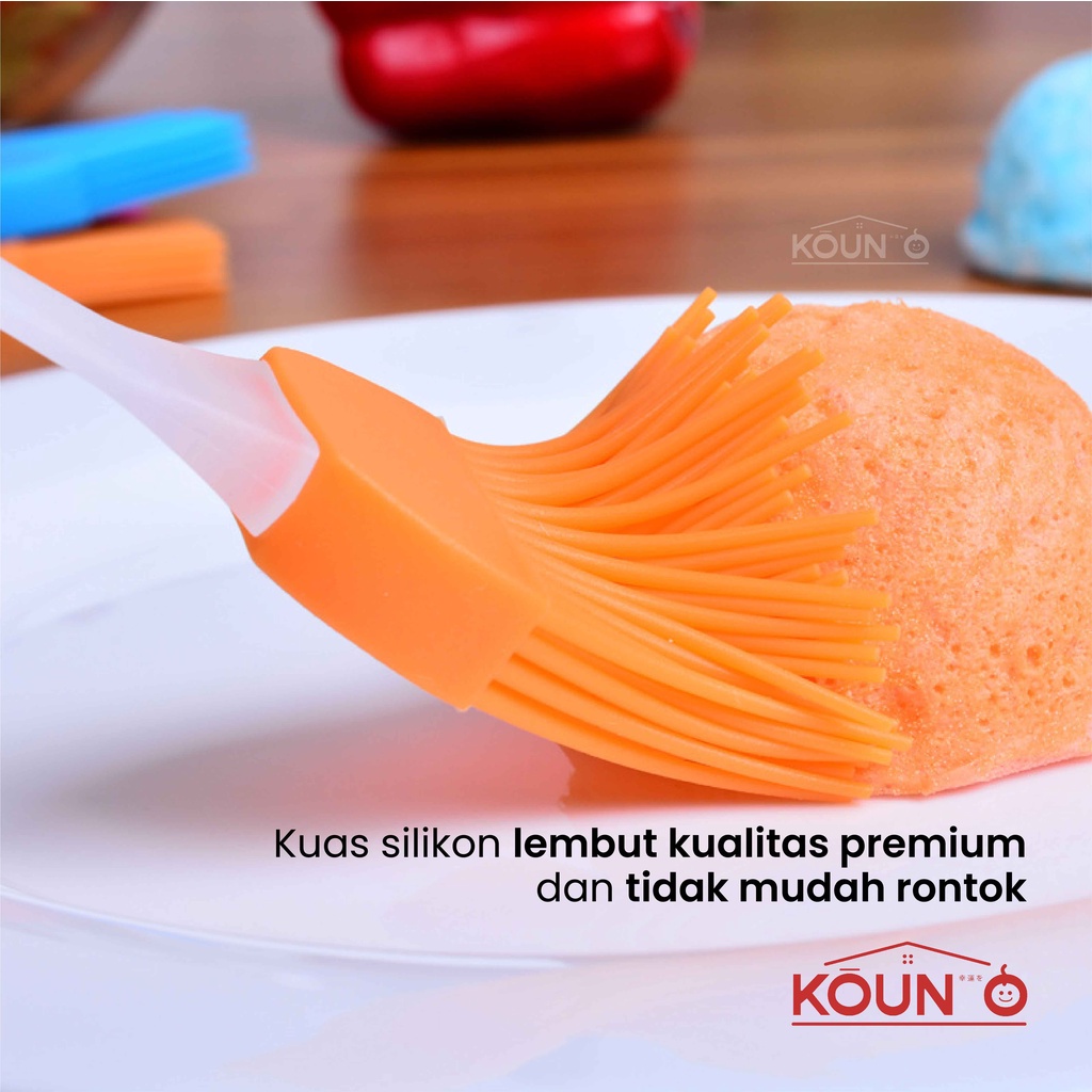 Kuas Silikon Kuas Kue Koas Silikon Kuas Mentega Kuas Silicon Kuas Masak Silicone Brush Perlengkapan Dapur