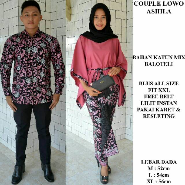 Kebaya Batik Couple Batik Sarimbit Batik Murah Pekalongan