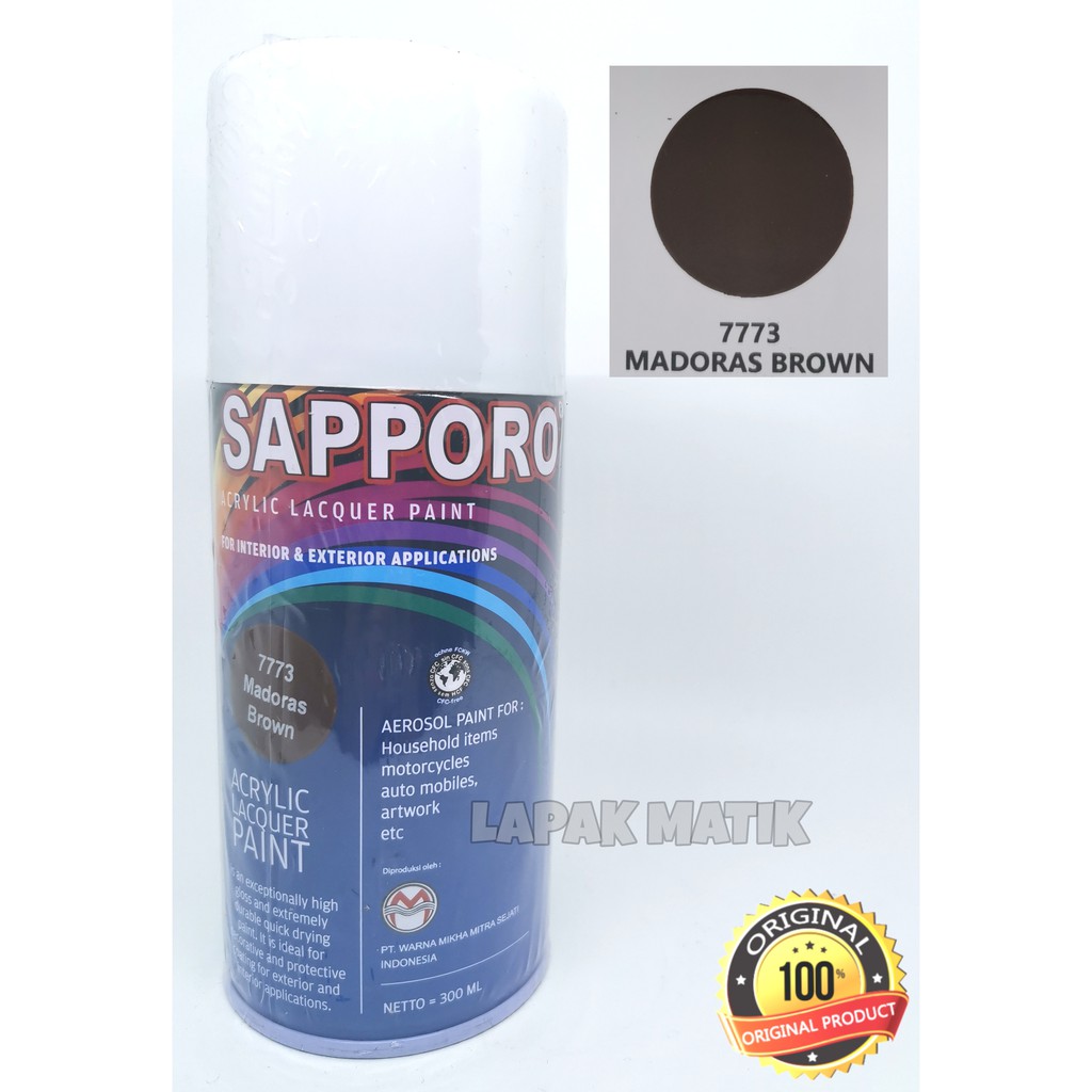 Pilok Sapporo COKLAT MADORAS BROWN 7773 300ML