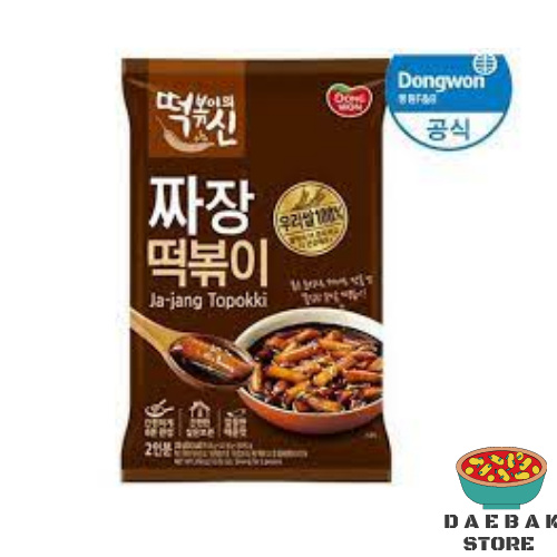 

Dongwon Jjajang Tteokpokki 358gr - Kue Beras Dengan Bumbu Jjajang Made In Korea