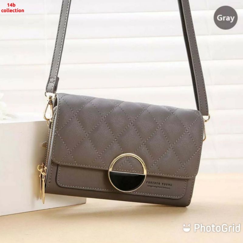 MOEZHA_ Tas Selempang Wanita Tas Kulit Dompet Handbag Tebal Cewek Multifungsi FY C270-7