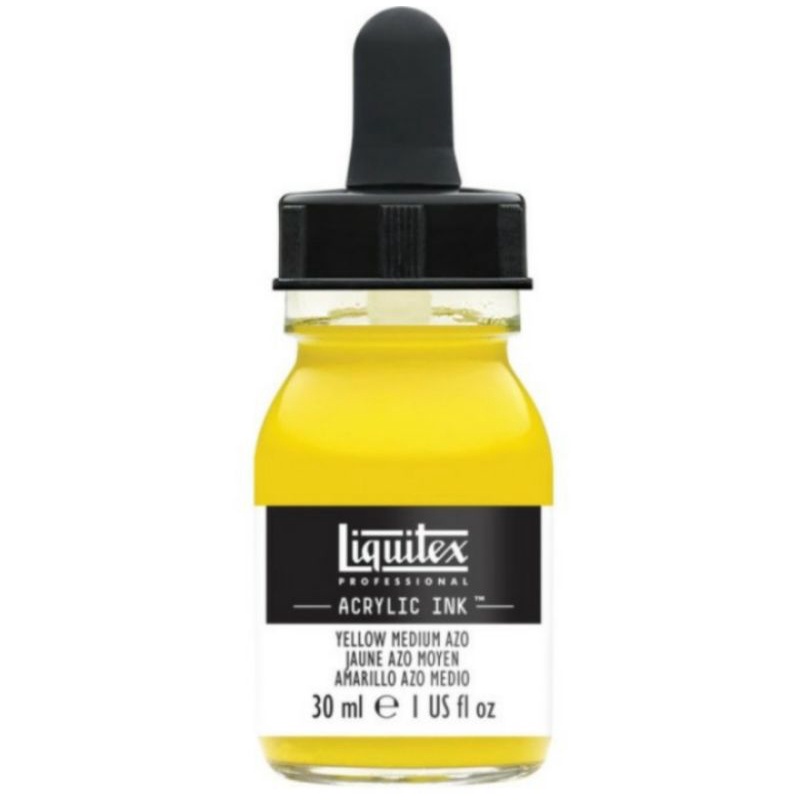 

ACRYLIC INK 30 ML YELLOW MEDIUM AZO LIQUITEX PROFESSIONAL