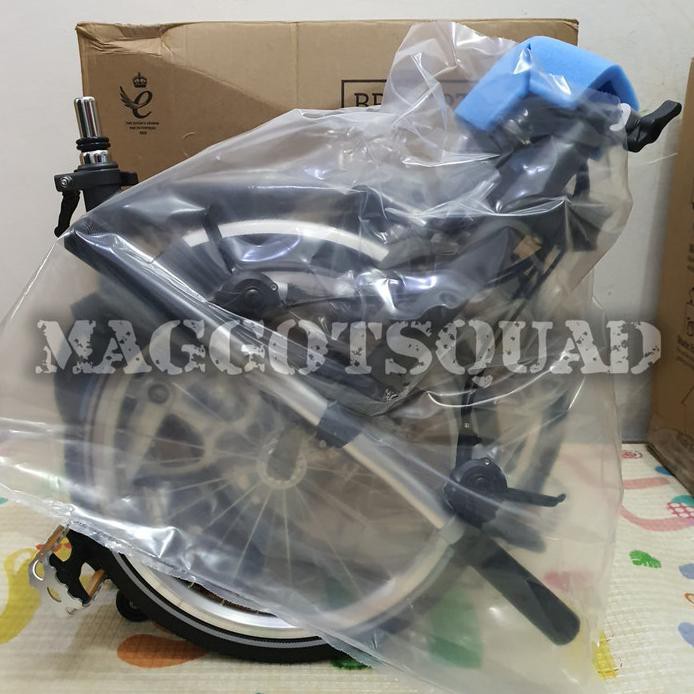 Brompton Metallic Graphite S6L Sepeda Lipat