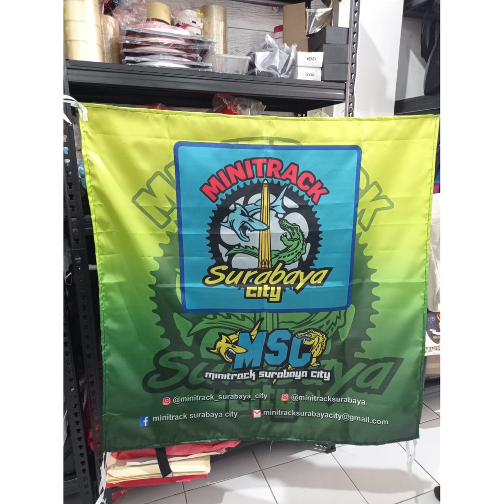 Jual Cetak Bendera Custom Kilat Sablon Bendera Custom Mini Flag