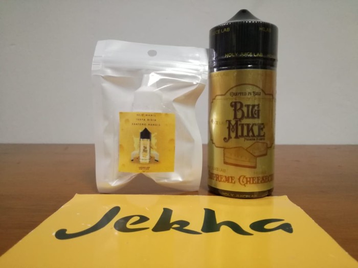 ketengan ecer holy juice lab big mike supreme cheesecake 3mg 6mg 10mg