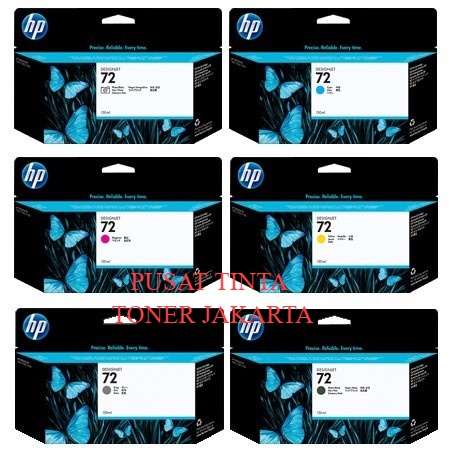 Tinta HP 72 (1SET) 130ml = HP Designjet T610, T620, T770, T790, T2300