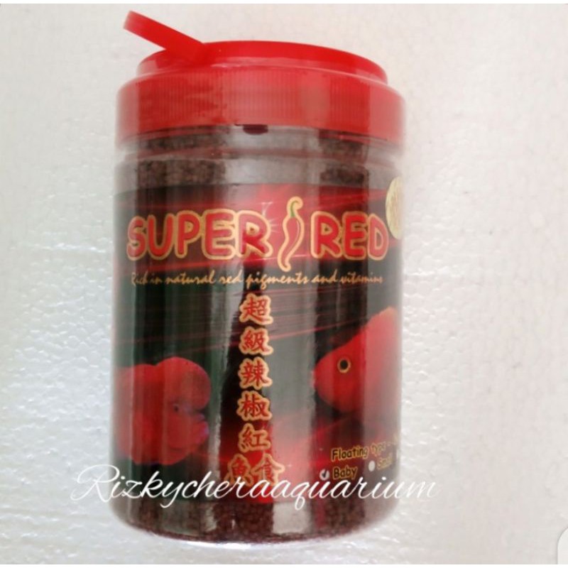 Makanan Ikan Super Chili Red import berkualitas 425gram