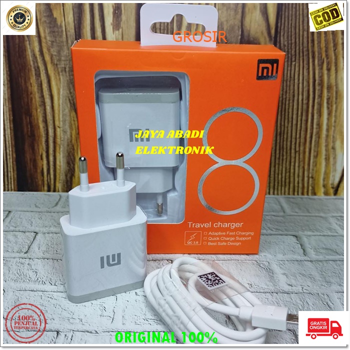 J320 XIAOMI ADAPTOR CHARGER SATU SET MICROUSB SUPPORT FAST CHARGING 2.5A 18 WATT SMART TRAVELL ADAPTIVE CASAN ADAPTOR USB ADAPTER TC SUPER SPEED ANDROID HANDPHONE QUICK QUALLCOM REAL QC KABEL TEBAL DAN AWET  BISA UNTUK SEGALA JENIS DAN MERK HP MICRO