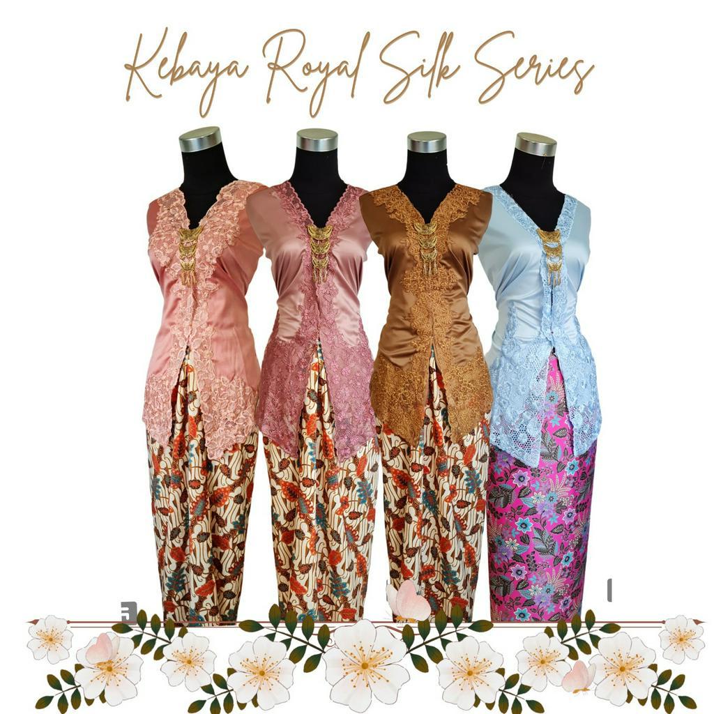 Pusat Bordir Tasikmalaya - Bahan Kebaya Bordir Bali Kebaya Encim Royal Silk