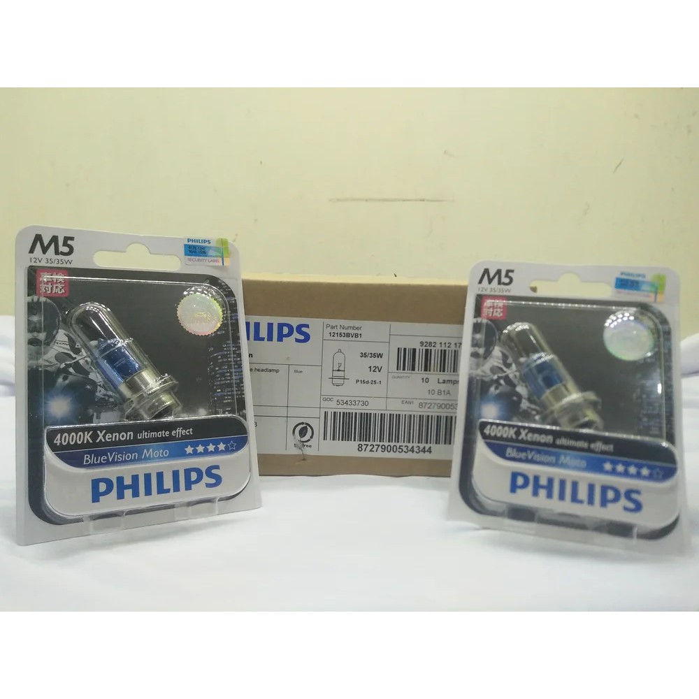 Dop Bohlam Phillips Asli Genuine Original M5 Bebek 35-35W