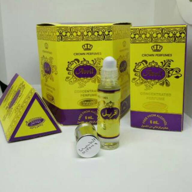 Parfum DOBHA roll on @6ml aroma AVRIL