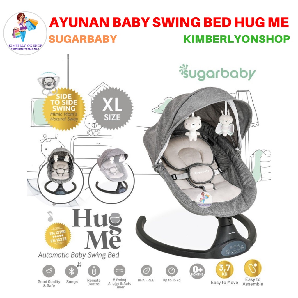 Ayunan Bayi Automatic Baby Swing Bed HUG ME Bouncer Bayi Sugar baby