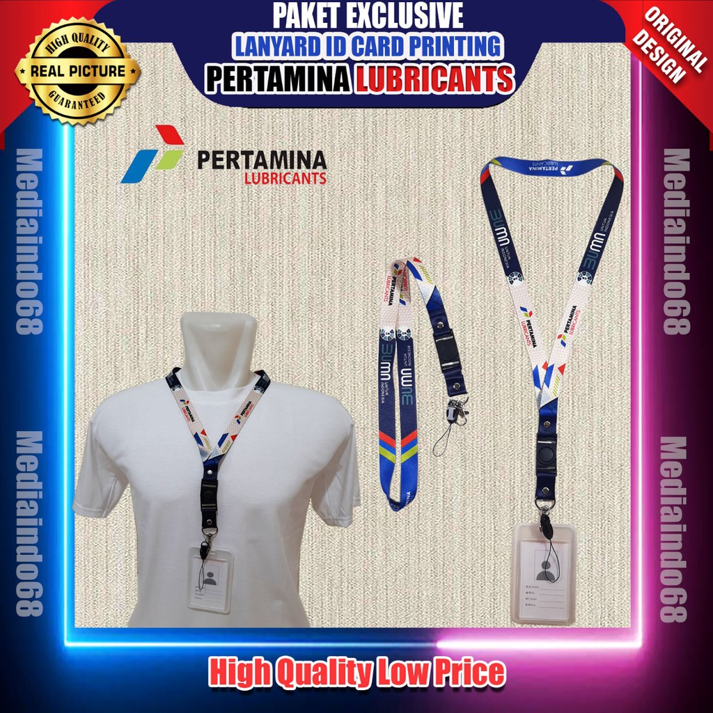 

PERTAMINA LUBRICANT Lanyard,StrapID,HP/Flashdisk Printing (Paket Lengkap )