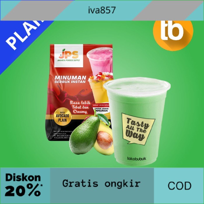 

PROMO JPS Bubuk Avocado / Alpukat Plain (Bubuk minuman dan makanan) GRATIS ONGKIR