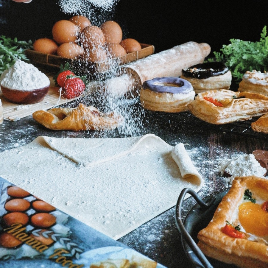 

RK12 Puff Pastry Sheet / Adonan siap Lipat 88x22 cm