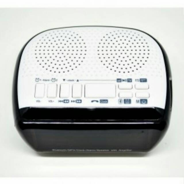 Bluetooth Speaker Radio Clock with TF Card Slot Taffware OMSK2ABK