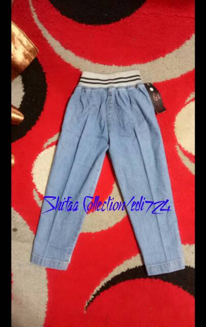 Celana Jeans / Celana Panjang Anak / Celana Jeans Anak / Celana Luna Stik Anak Size 1. 2. 3