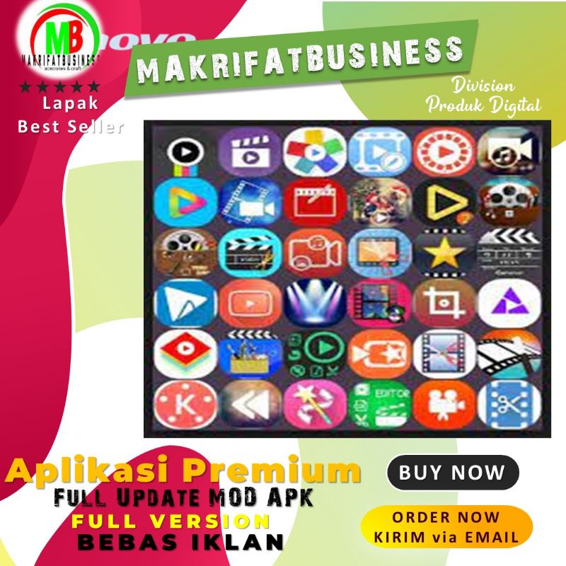 APLIKASI ANDROID EDITING FOTO VIDIO MOD PREMIUM APK FULL VERSION LIFE TIME By RIRI BUSINESS