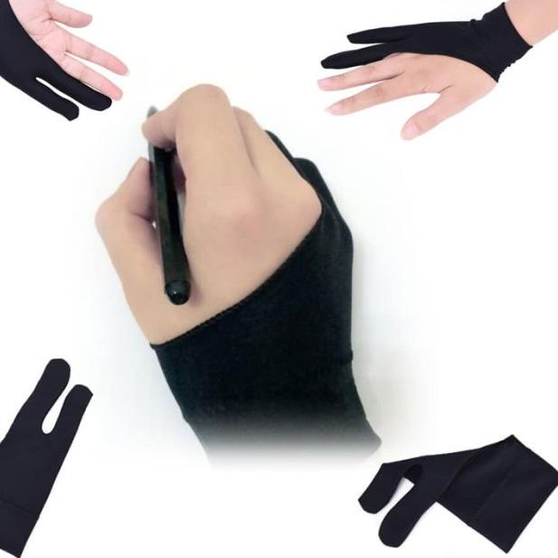 

❃ Sarung Tangan Artist Sketch Glove 2 Finger Alternatif Wacom ProGlove ☑