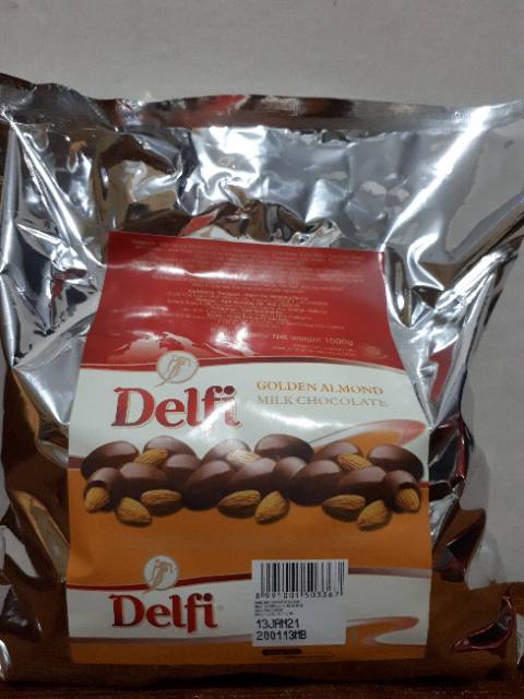 Navi_Lezatoz Coklat Delfi Mede 1Kg / Coklat Delfi Almond 1Kg /Coklat Kiloan Delfi/Coklat Delfi