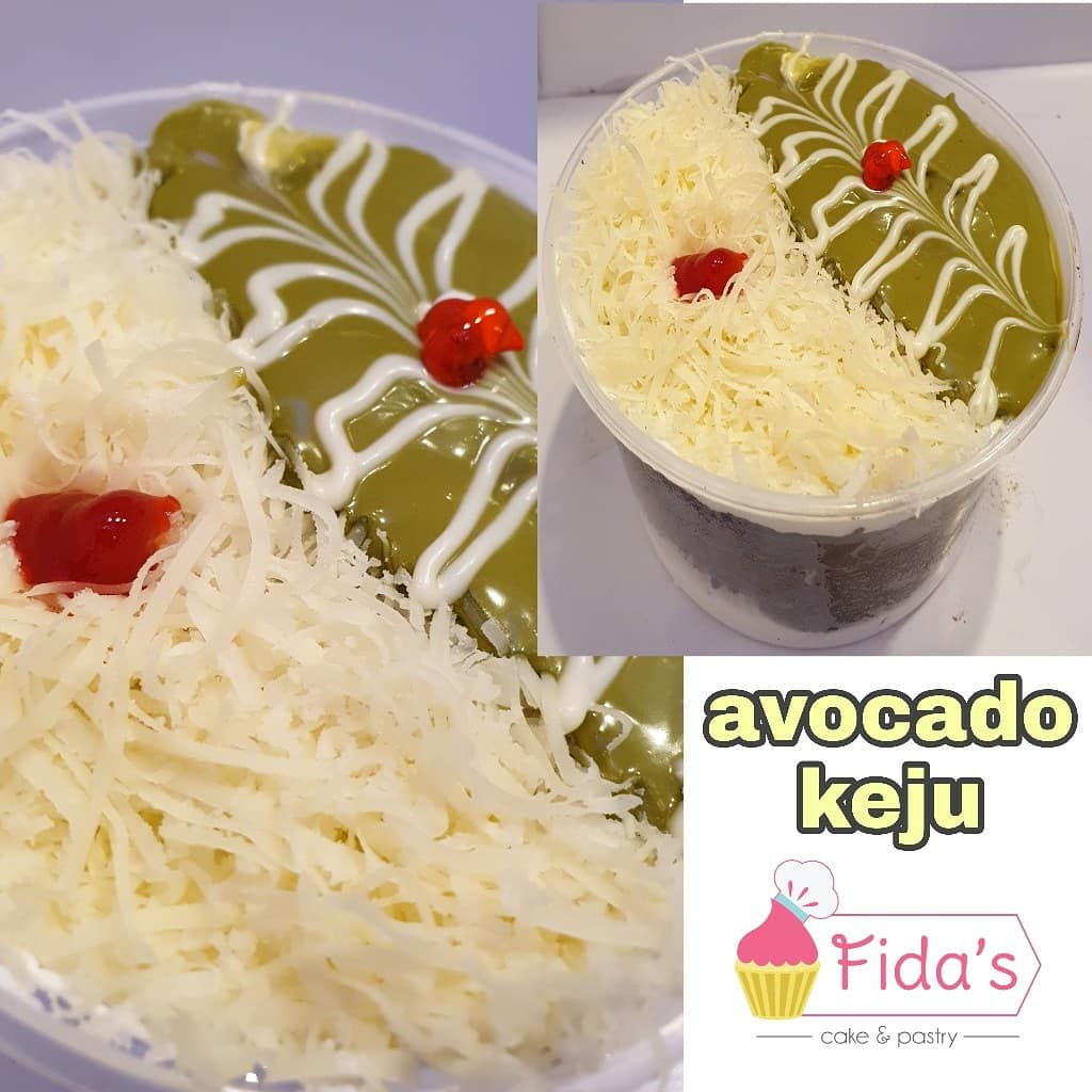 

avocado keju cup