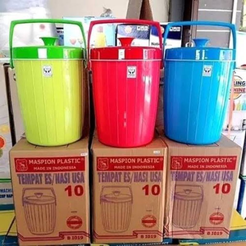 termos nasi termos es batu merk maspion ice/rice bucket 6 8 10 14 17