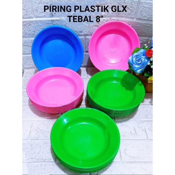 PIRING PLASTIK TEBAL/LUSIN