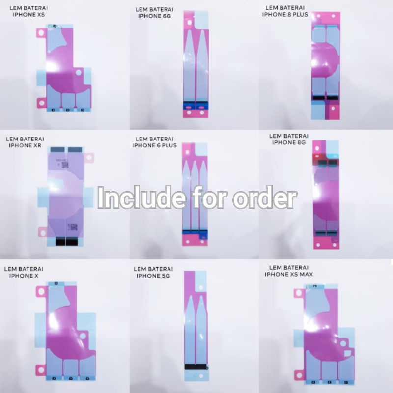 LEM BATERAI ALL TYPE LEM ANDESIVE LEM BATERAI OPPO VIVO XIAOMI IPH*ONE