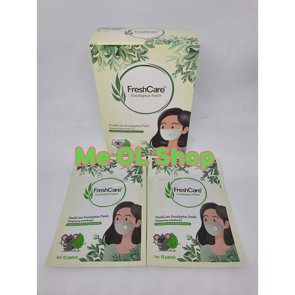 FreshCare Patch isi 12 Freshcare Eucalyptus Patch STICKER MASKER ORIGINAL dan MURAH