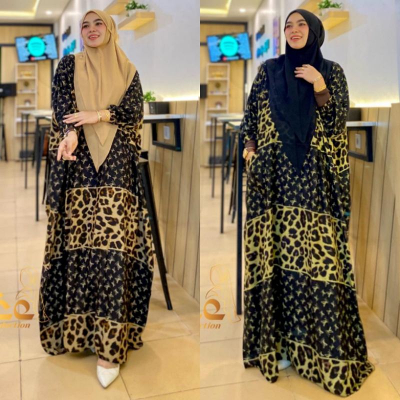 kaftan LV Leo original erce jubah gamis dres busui set Khimar