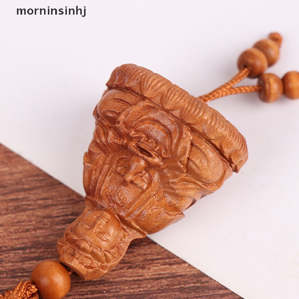 Kunci Desain Ukiran Buddha Mornin Realistis Bahan Kayu Mahoni