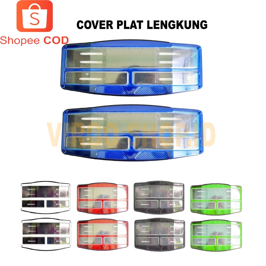 Tempat Plat Nomor Plastik Lengkung Besar / Dudukan Plat Nomor Motor / Cover Plat Nomor Lengkung Besar / Plat Nomot Motor / Tempat Plat Nomor Motor / Plat Nomor