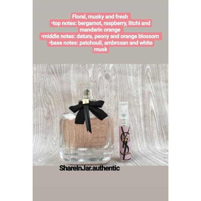 Parfum ysl Mon Paris share in jar original